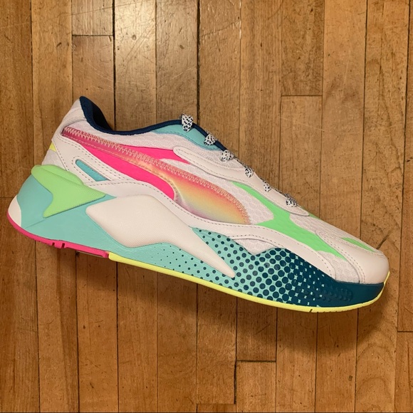 NEW PUMA RS-X3 WAVE RACER MULTI-COLOR MEN'S RUNNING WORKOUT SHOES SIZE 10 - Picture 9 of 9